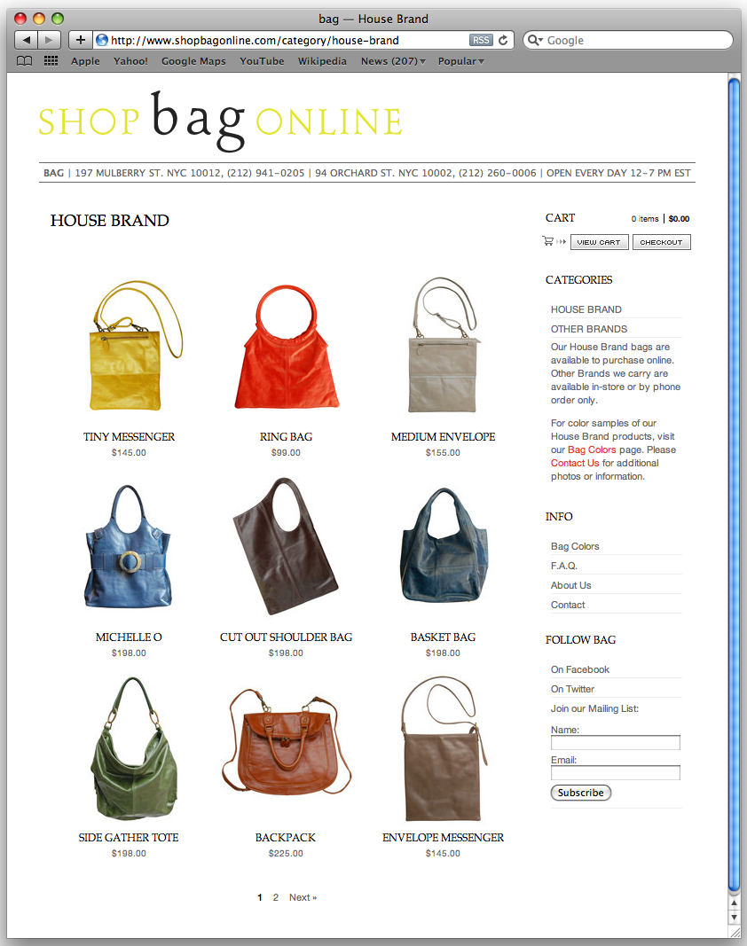 Shop Bag Online